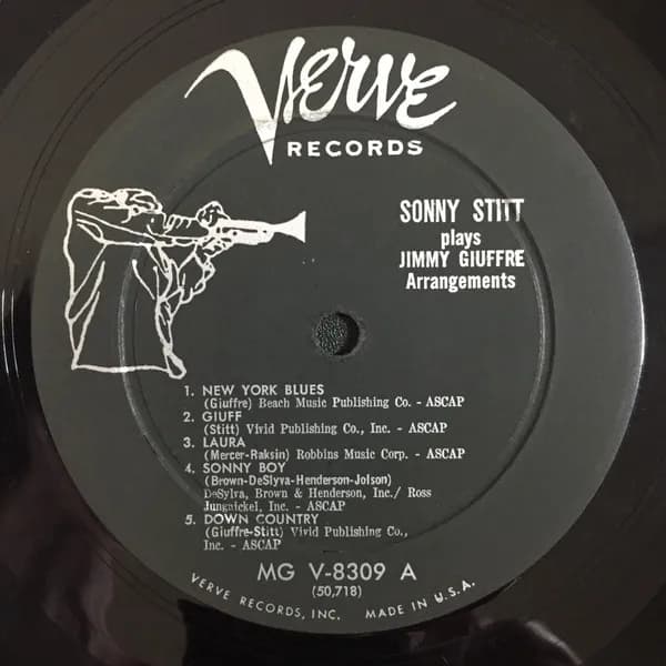 Sonny Stitt — Plays Jimmy Giuffre Arrangements