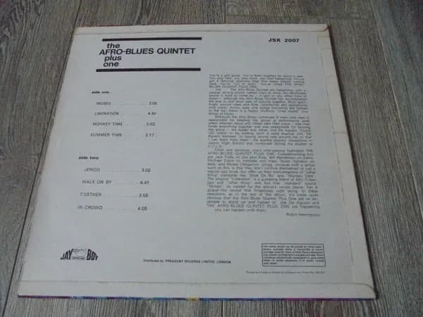 The Afro Blues Quintet Plus One — The Afro-Blues Quintet Plus One