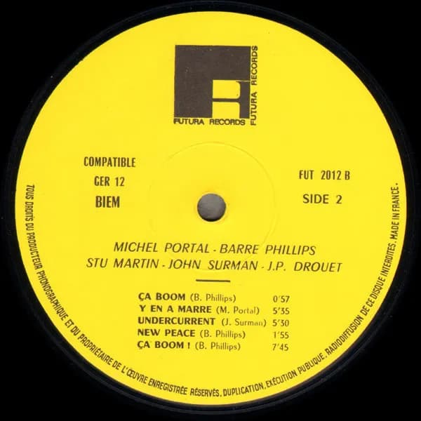 Michel Portal / John Surman / Barre Phillips / Stu Martin / Jean-Pierre Drouet — Alors!!!