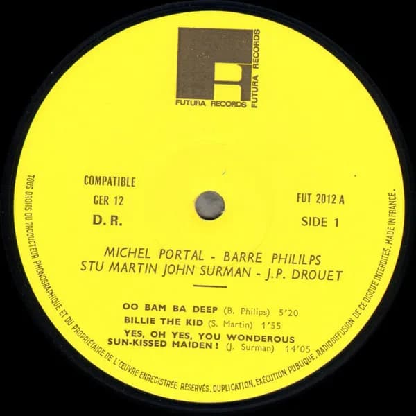 Michel Portal / John Surman / Barre Phillips / Stu Martin / Jean-Pierre Drouet — Alors!!!