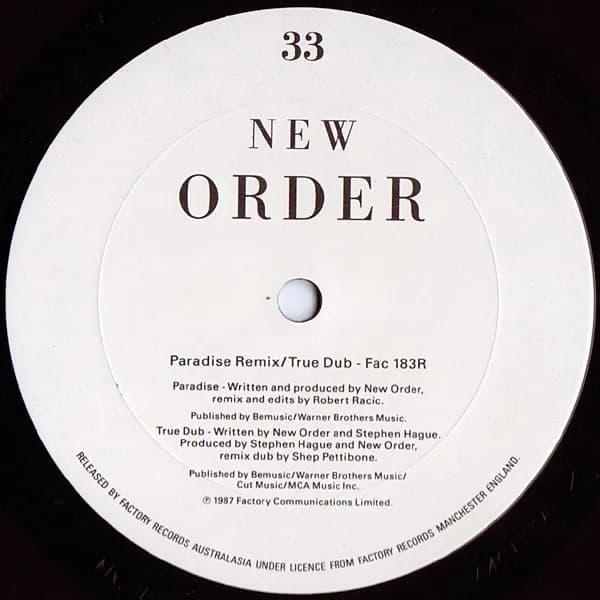 New Order — True Faith Remix