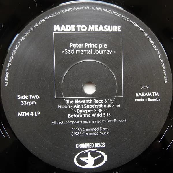 Peter Principle — Sedimental Journey