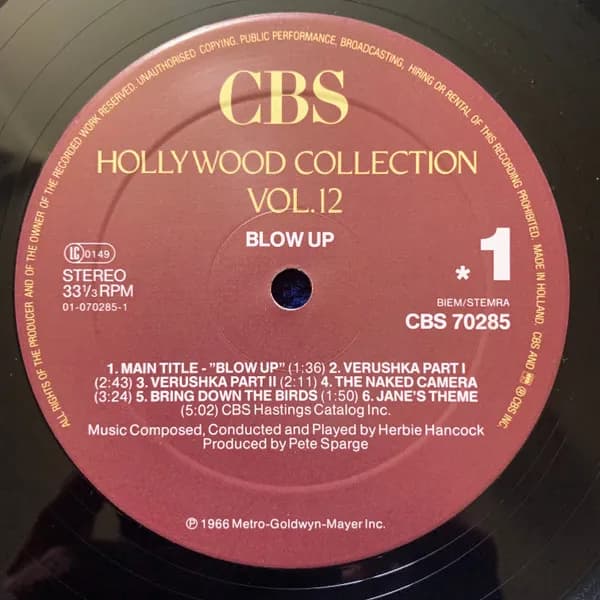 Herbie Hancock — Blow-Up (The Original Sound Track Album)