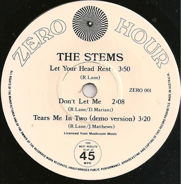 The Stems — Let Your Head Rest