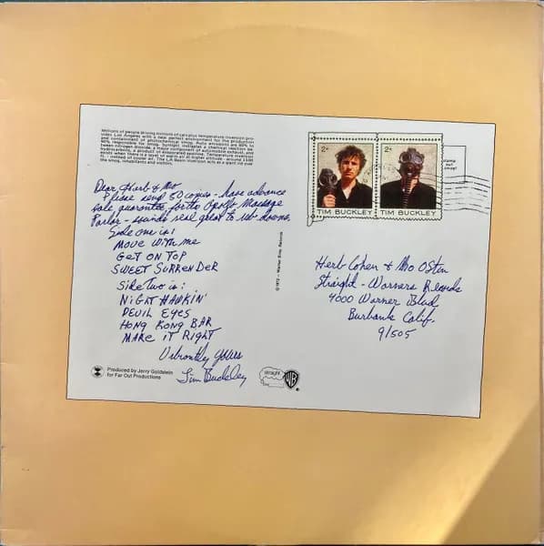 Tim Buckley — Greetings From L.A.