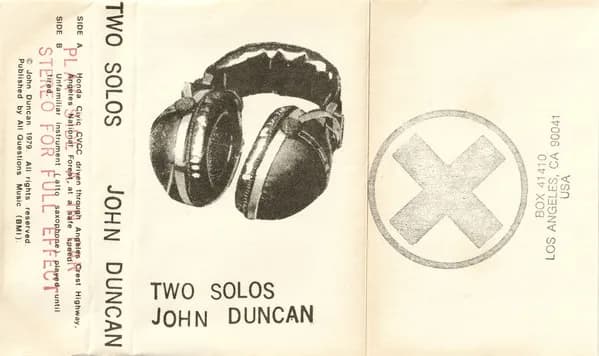 John Duncan — Two Solos