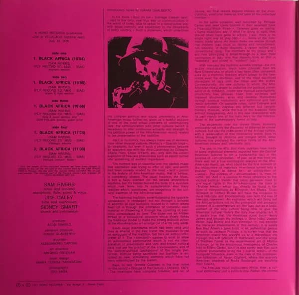Sam Rivers — Black Africa! Villalago (Black Africa 1)