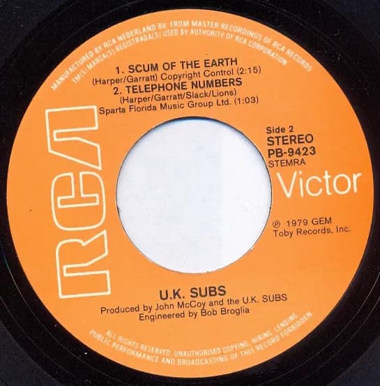 UK Subs — Tomorrows Girls
