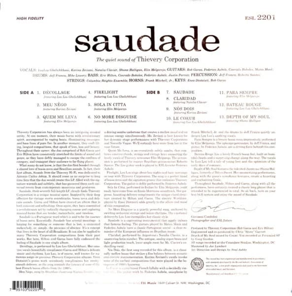 Thievery Corporation — Saudade