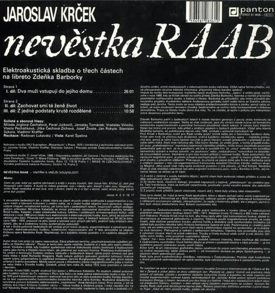 Jaroslav Krček — Nevěstka Raab