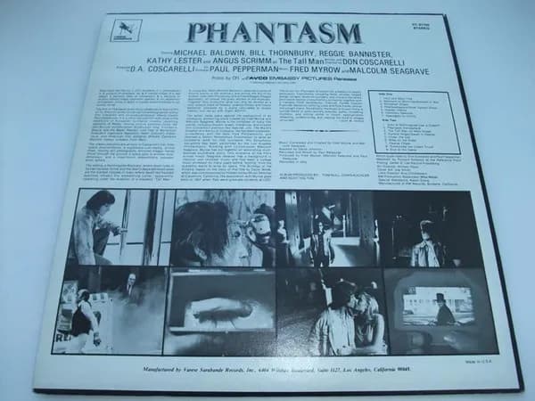 Fred Myrow And Malcolm Seagrave — Phantasm (Original Motion Picture Soundtrack)