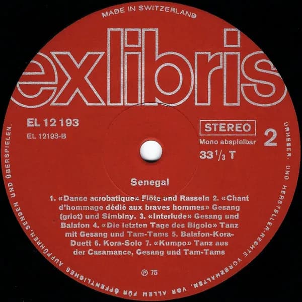 Unknown Artist — Senegal = Sénégal