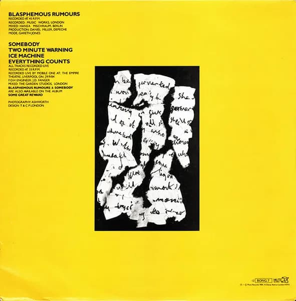 Depeche Mode — Blasphemous Rumours