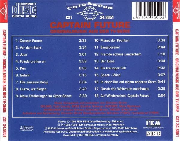 Christian Bruhn — Captain Future (Originalmusik Aus Der TV-Serie)