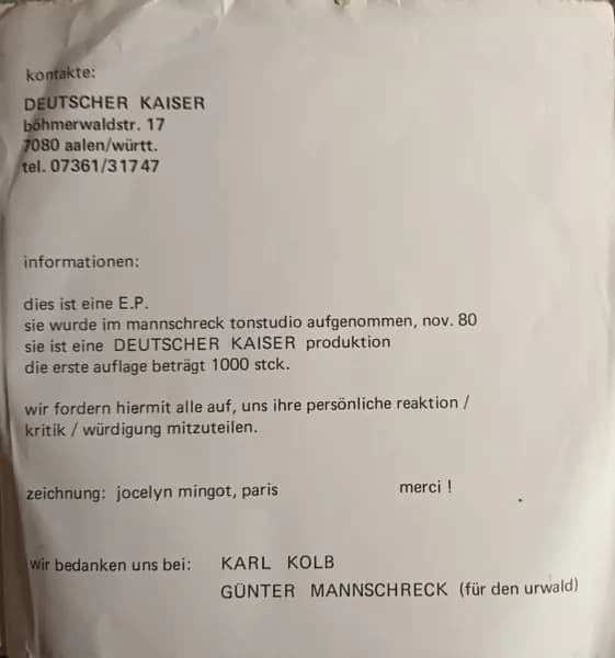 Deutscher Kaiser — Halli-Galli Tanzmusik