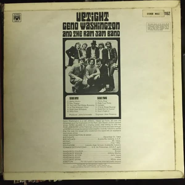 Geno Washington & The Ram Jam Band — Uptight