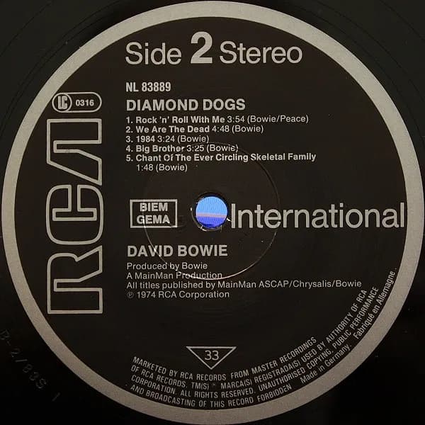 David Bowie — Diamond Dogs
