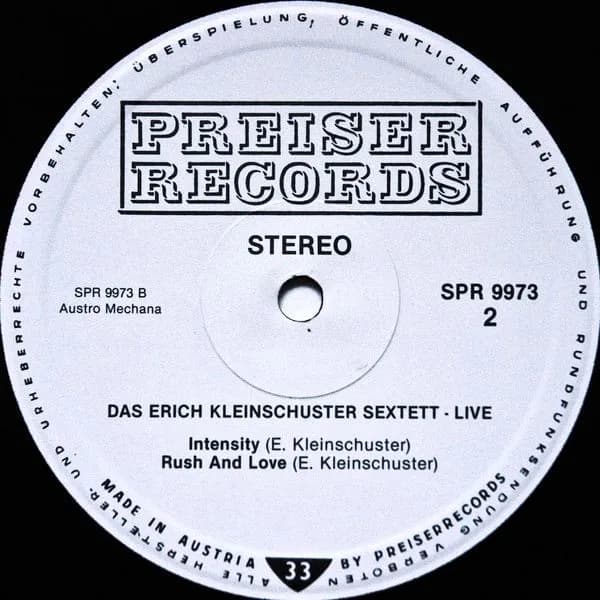 Erich Kleinschuster Sextett — Live