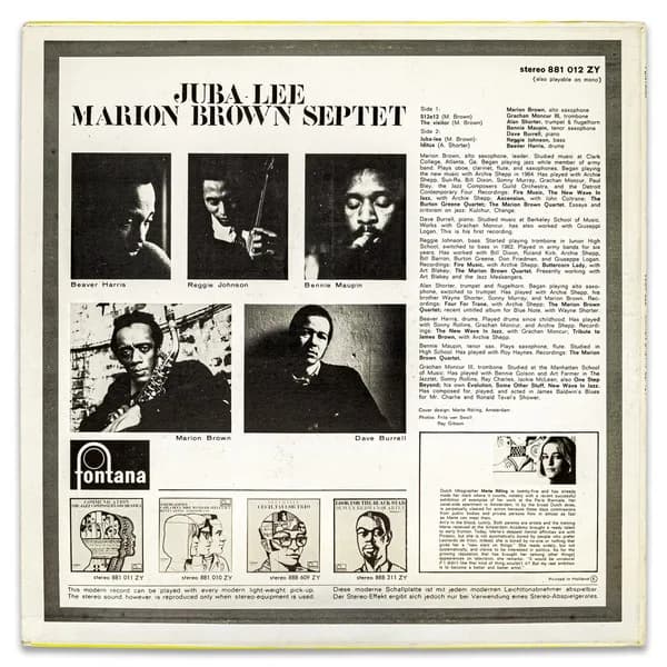 Marion Brown Septet — Juba-Lee