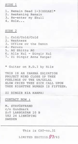 Inanna — Project.Inanna.Dead.Inanna