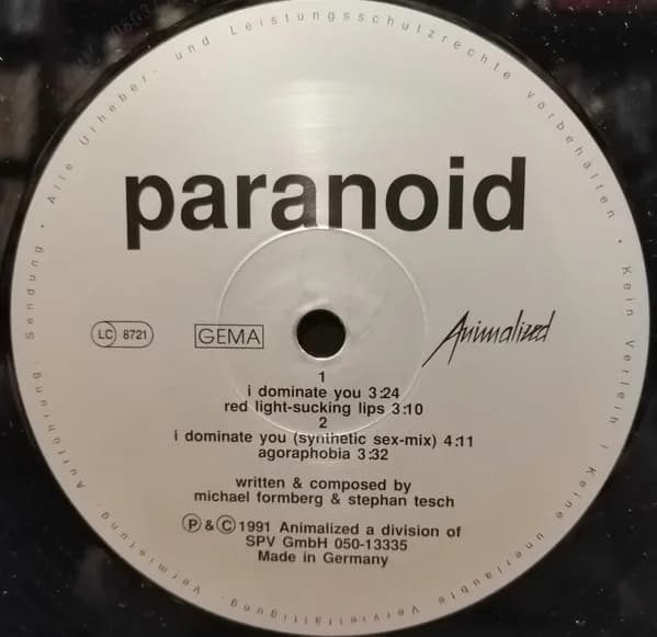 Paranoid (3) — I Dominate You