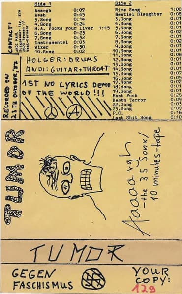 Aaaaargh - 35 Sonx / 10 Minutes-Tape