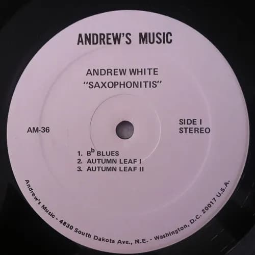 Andrew White — Saxophonitis