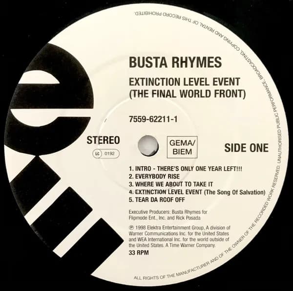 Busta Rhymes — Extinction Level Event - The Final World Front