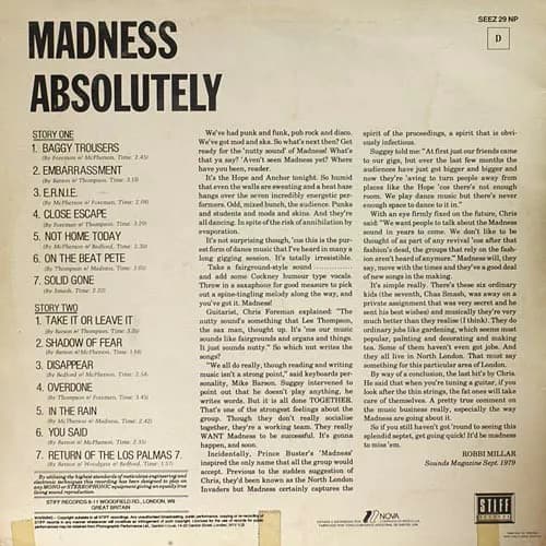 Madness — Absolutely