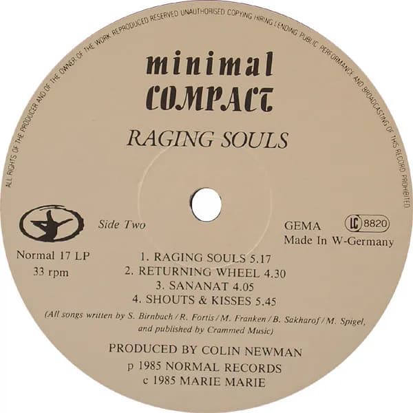 Minimal Compact — Raging Souls