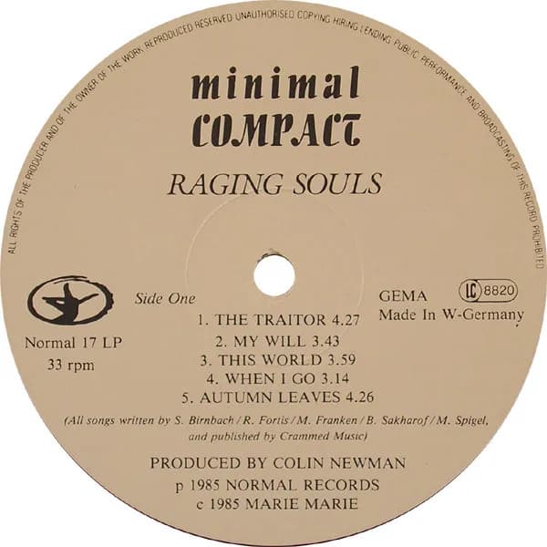 Minimal Compact — Raging Souls