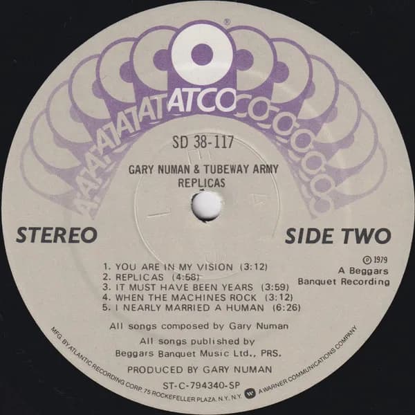 Gary Numan + Tubeway Army — Replicas