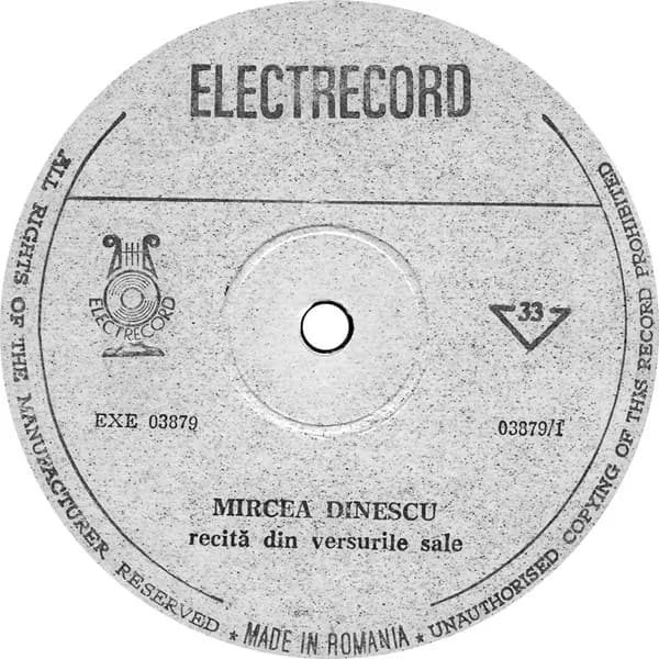 Mircea Dinescu — Recită Din Versurile Sale