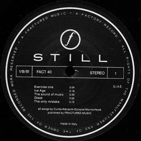 Joy Division — Still