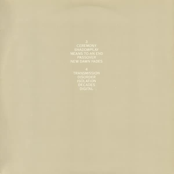 Joy Division — Still