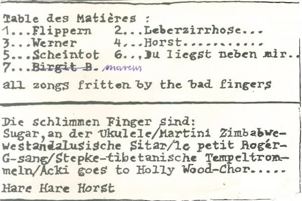 Die Schlimmen Finger — Die Schlimmen Finger