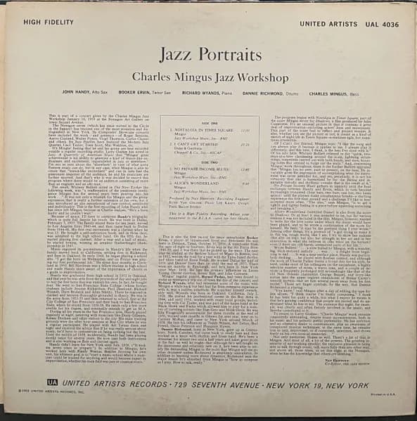 Charles Mingus — Jazz Portraits