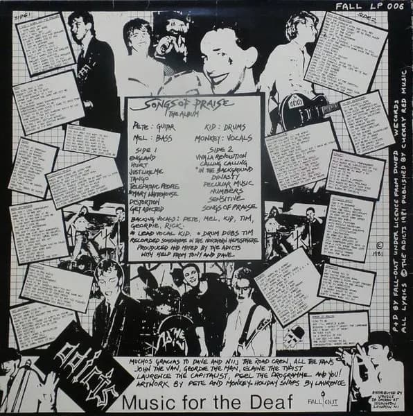 The Adicts — Songs Of Praise