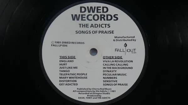 The Adicts — Songs Of Praise