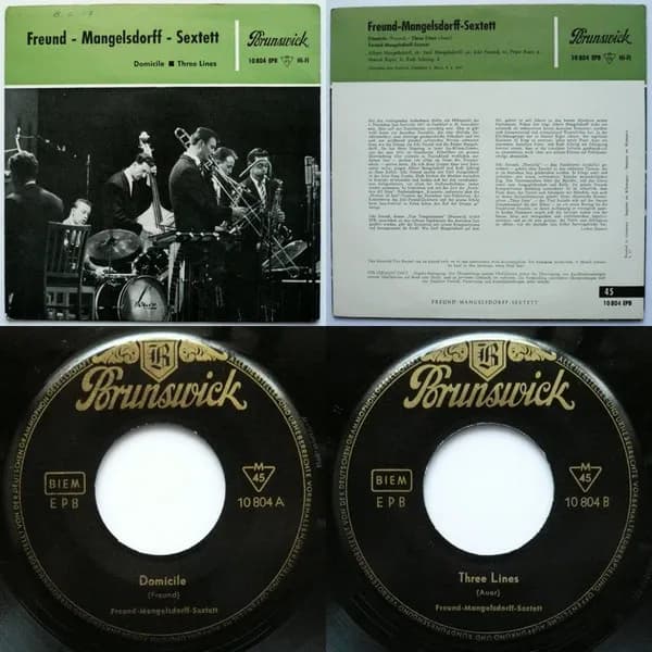 Joki Freund-Albert Mangelsdorff Sextet — Freund - Mangelsdorff - Sextett
