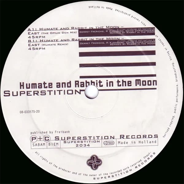 Humate And Rabbit In The Moon — East Remixes