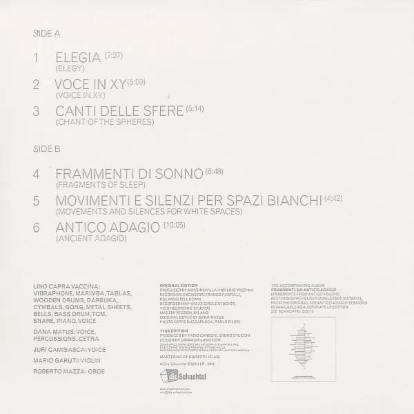 Lino Capra Vaccina — Antico Adagio
