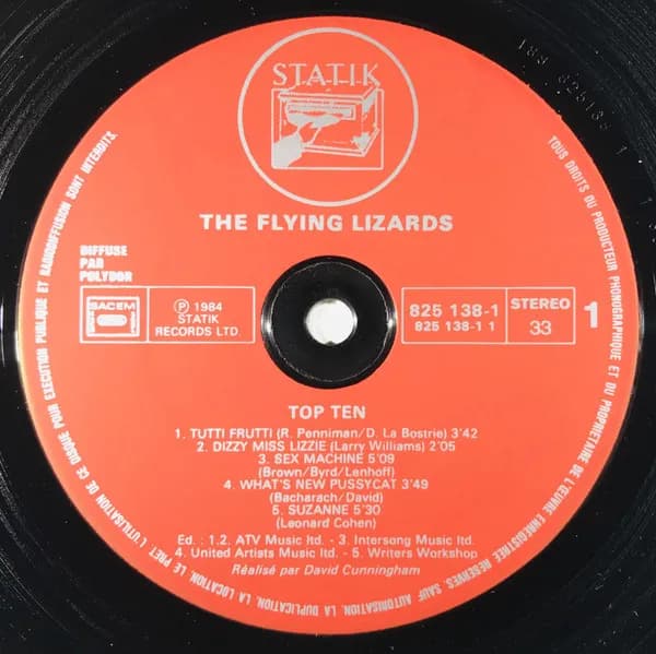 The Flying Lizards — Top Ten