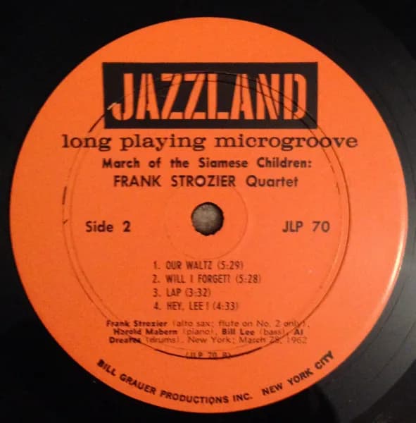 Frank Strozier Quartet — March Of The Siamese Children