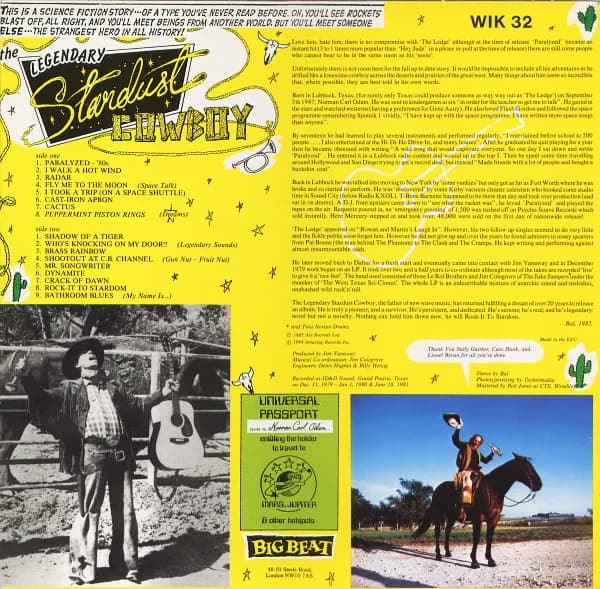 The Legendary Stardust Cowboy — Rock-It To Stardom