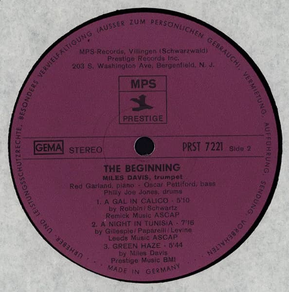 Miles Davis — The Beginning