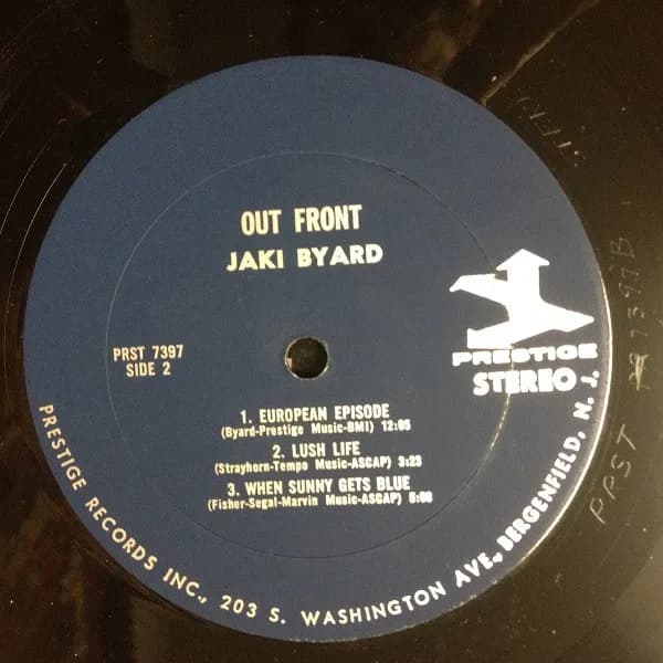 Jaki Byard — Out Front!