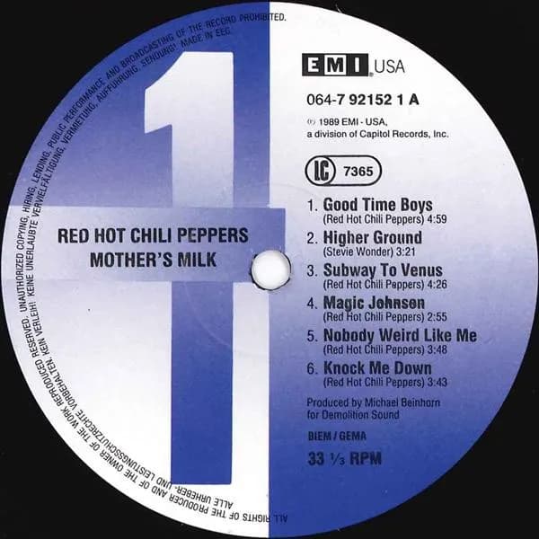 Red Hot Chili Peppers — Mother's Milk