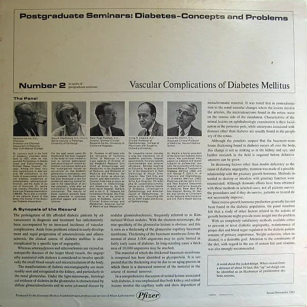 Various — Vascular Complications Of Diabetes Mellitus