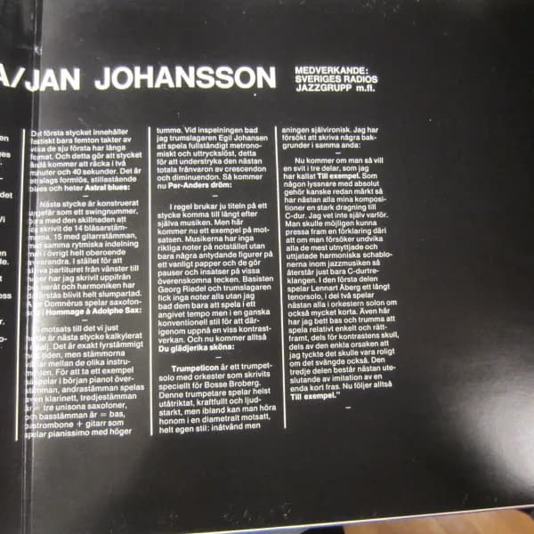 Jan Johansson — Du Glädjerika Sköna